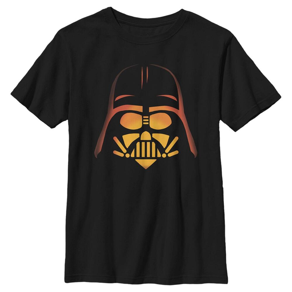 Boys Star Wars A New Hope Halloween Darth Vader Pumpkin Tshirt